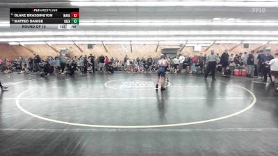85 lbs Round Of 16 - Blake Brassington, Mahanoy City vs Matteo Danise, Nazareth