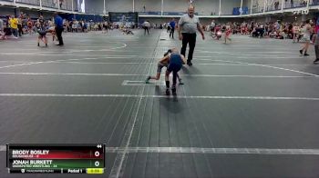 44 lbs Round 1 (8 Team) - JONAH BURKETT, Undisputed Wrestling vs Brody Bosley, Roughhouse