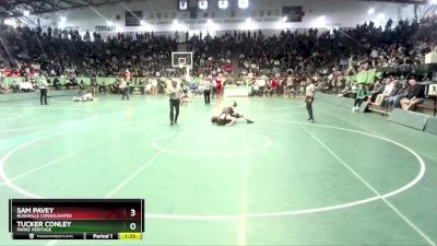 190 lbs Champ. Round 1 - Tucker Conley, Parke Heritage vs Sam Pavey, Rushville Consolidated