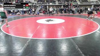 165 lbs Quarterfinal - Drayvn Roberts, East Hartford vs Jackson Gearin, Billerica