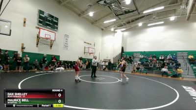 120 lbs Round 4 - Maurice Bell, Riverton vs Dax Shelley, Rock Springs