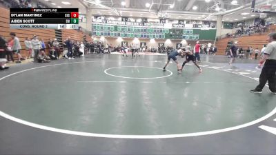 132 lbs Cons. Round 3 - Aiden Scott, San Marcos vs Dylan Martinez, Corona Del Sol