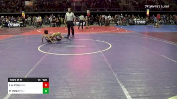 66 lbs Round Of 16 - Isaiah Abeyta-Peru, Cobre Youth Wrestling vs Paul Perez, Manzano Monarch Wrestling