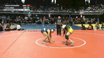 5A 155 lbs Champ. Round 1 - Reiley Ruttkowski, Frisco Memorial vs Layla Hines, Leander Glenn