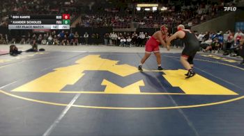 6A 285 lbs 1st Place Match - Xander Scholes, Post Falls vs Sidi Kante, Madison