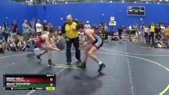 135 lbs Round 2 (6 Team) - Brody Kelly, American Gladiators vs Brady McMurtry, Steel Valley