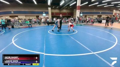 138 lbs Cons. Round 3 - Jacob Massey, Power Wrestling Club vs Landon Davis, Cardinal Wrestling Club