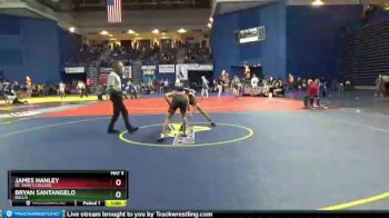 113 lbs Cons. Round 4 - James Hanley, St. John`s College vs Bryan Santangelo, Bullis