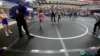 55 lbs Quarterfinal - Knox Taylor, Clinton Youth Wrestling vs Tatum Wilson, Choctaw Ironman Youth Wrestling