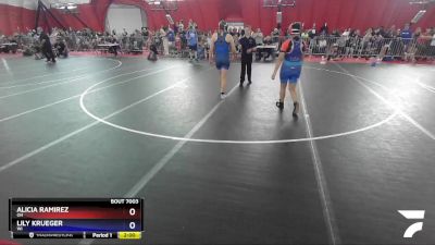 185 lbs Round 1 - Alicia Ramirez, OH vs Lily Krueger, WI