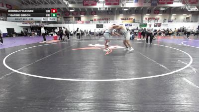 285 lbs Quarterfinal - Garine Gibson, Central Methodist vs Jeremiah Vasquez, Concordia (Neb.)