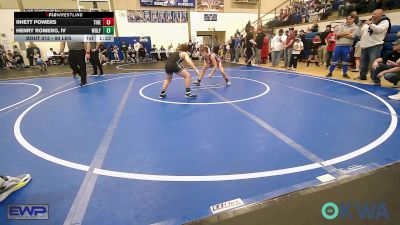 90 lbs Rr Rnd 2 - Rhett Powers, Tiger Trained Wrestling vs Henry Romero, IV, Wolfpak Wrestling