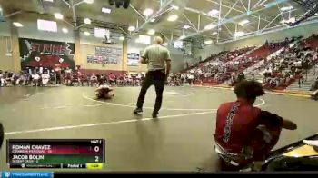 132 lbs Round 5 (10 Team) - Roman Chavez, Cimarron Memorial vs Jacob Bolin, Desert Oasis