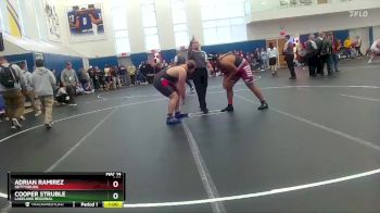 285 lbs Cons. Round 4 - Adrian Ramirez, Gettysburg vs Cooper Struble, Lakeland Regional