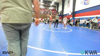 126 lbs Round Of 16 - Alexis Silkey, Hilldale Youth Wrestling Club vs Price Cunningham, Barnsdall