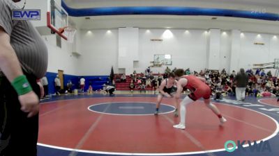 155 lbs Quarterfinal - Gabriel Bower, Amped Wrestling Club vs Braxton Brown, Norman North JH