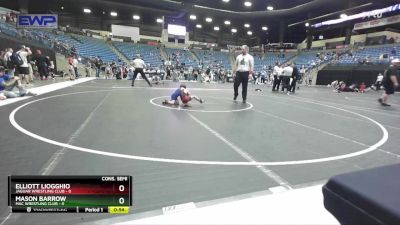 37 lbs Cons. Semi - Elliott Liogghio, Jaguar Wrestling Club vs Mason Barrow, Mac Wrestling Club