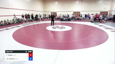 67 kg Rnd Of 16 - Ty Lewis, Lawrence Elite Wrestling Club vs Gunnar Hamre, Combat W.C. School Of Wrestling