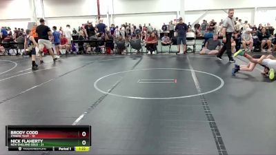 72 lbs Round 2 (4 Team) - Brody Codd, Xtreme Team vs Nick Flaherty, New England Gold