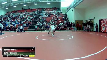 126 lbs Round 5 - Mikal Brindley, Mentor vs Nate Morales, Cuyahoga Valley Christian Academy