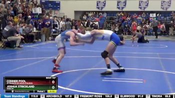 106 lbs Cons. Round 4 - Joshua Strickland, FINDLAY vs Conner Pool, St Francis De Sales (Toledo)