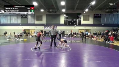 100 lbs Semifinal - Natalie Blake, Cedar Falls vs Eva Pentecost, Iowa City Liberty
