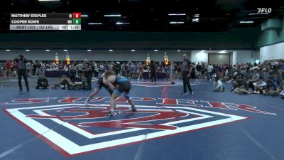 157 lbs Semifinal - Matthew Staples, IN vs Cooper Rowe, MN