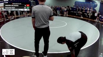 115 lbs. Cons. Round 6 - Baileigh Self, Althoff Catholic vs Kristen Delarosa, Broken Arrow