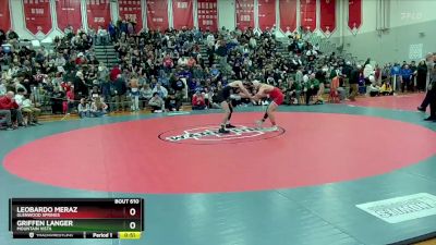 144 lbs Cons. Round 5 - Griffen Langer, Mountain Vista vs Leobardo Meraz, Glenwood Springs