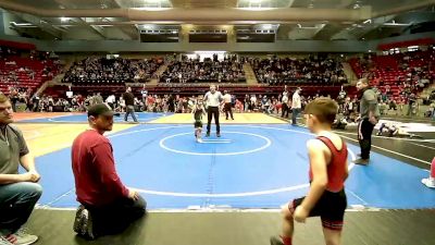 66 lbs Quarterfinal - Brantley ODell, Barnsdall Youth Wrestling vs Kade Carter, Highlander Youth