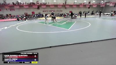 131 B 3rd Place Match - Katie Ramirez-Quintero, Joliet Junior College vs Dakota Drew, North Central (IL)