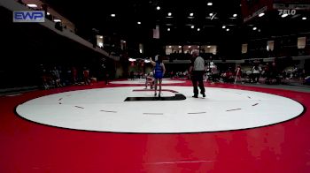 100 lbs Rr Rnd 1 - Mallory Hernandez, Yukon High School Girls vs Kennedy Postier, Bixby Girls HS