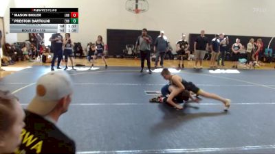 115 lbs Round 3 - Mason Bigler, Legacy Elite Wrestling Club vs Preston Bartolini, Carolina Reapers