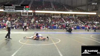 64 lbs Semifinal - Nash Johnson, Greater Heights vs Boone Miller, Brawlers
