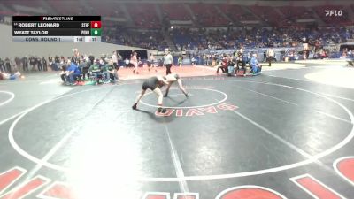 4A Boys 126 lbs Cons. Round 1 - Robert Leonard, St. Helens Boys vs Wyatt Taylor, Pendleton Boys