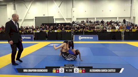 Alessandra Garcia Castelo vs Nina Umaporn Booncherd 2025 World IBJJF Jiu-Jitsu No-Gi Championship