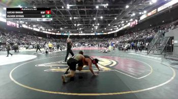 285 lbs Cons. Round 5 - Oliver Byrns, Capital vs Lucas Swain, Newport