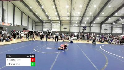 66 lbs Consi Of 4 - Dallas Marshall, Warriors Of Christ vs James Crisman, Salem Elite