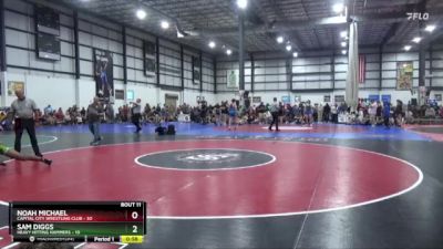 175 lbs Placement Matches (8 Team) - Noah Michael, CAPITAL CITY WRESTLING CLUB vs Sam Diggs, HEAVY HITTING HAMMERS