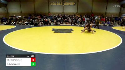 168 lbs Round Of 32 - Santiago Cabrera, SLAM Academy (NV) vs Kaizen Detoles, Westlake (UT)