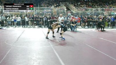 105 lbs Champ. Round 1 - Tiffany Francisco, Western vs Sophia Wojnar, Bartram Trail H.S.