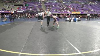 157 lbs Finals (2 Team) - Colton Weiler, University Of Dubuque vs Luke Swan, Wisconsin-Whitewater