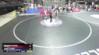220 lbs 5th Place Match - Kingston Coates, California vs James Flores, Western High School Wrestling