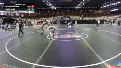 106 lbs Cons. Round 4 - Cayden Bagely, Woodland, Cartersville vs Caio Sainz, Somerset