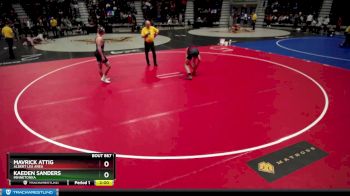 145 lbs 23rd Place Match - Mavrick Attig, Albert Lea Area vs Kaeden Sanders, Minnetonka