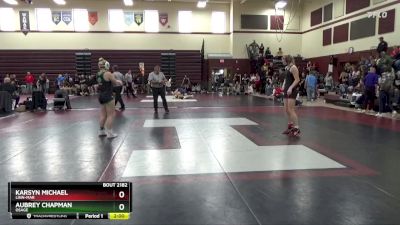 145 lbs Cons. Round 2 - Karsyn Michael, Linn-Mar vs Aubrey Chapman, Osage