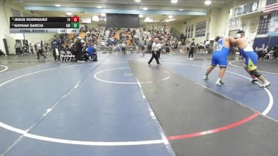 285 lbs Cons. Round 5 - Nathan Garcia, Chino vs Jesus Rodriguez, Fountain Valley