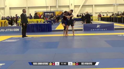 Bee Hyun Ryu vs Rachel Carmen Gutierrez 2024 World IBJJF Jiu-Jitsu No-Gi Championship