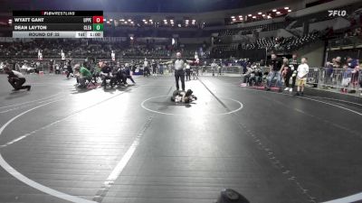 45 lbs Round Of 32 - Wyatt Gant, Upper Township vs Dean Layton, Clearview