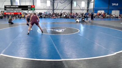 Elite 174 lbs Cons. Round 4 - Preston Carlisle, Wisconsin-Eau Claire vs Max Sokolski, Augsburg College